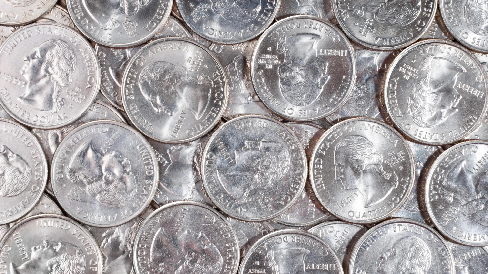 五枚新版25美分硬幣紀念美國獨立250週年