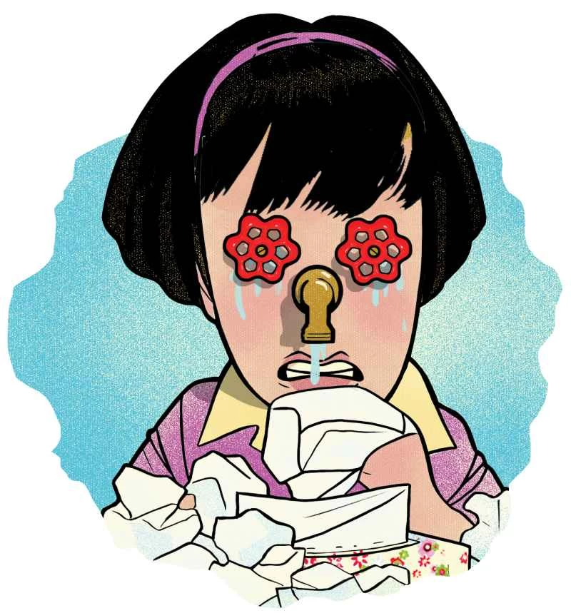 為什麼哭完之後我會流鼻水？