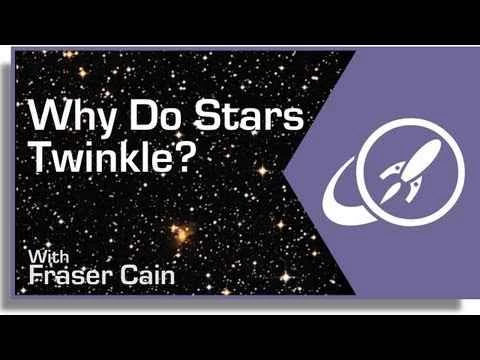 為什麼星星會閃爍？