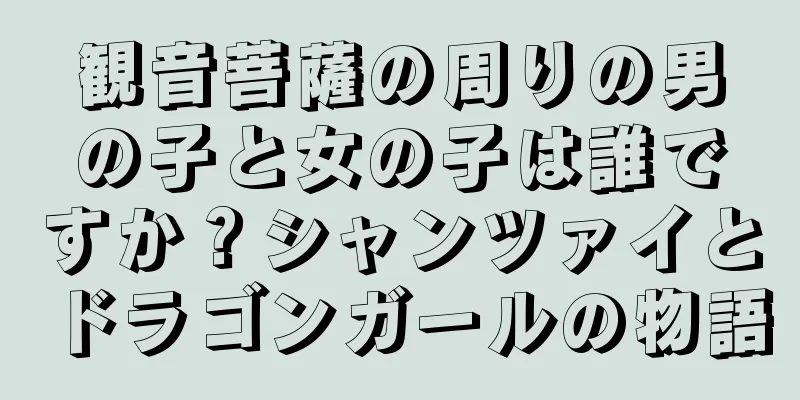 観音菩薩の周りの男の子と女の子は誰ですか？シャンツァイとドラゴンガールの物語