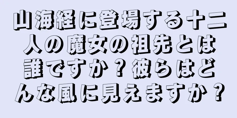 山海経に登場する十二人の魔女の祖先とは誰ですか？彼らはどんな風に見えますか？