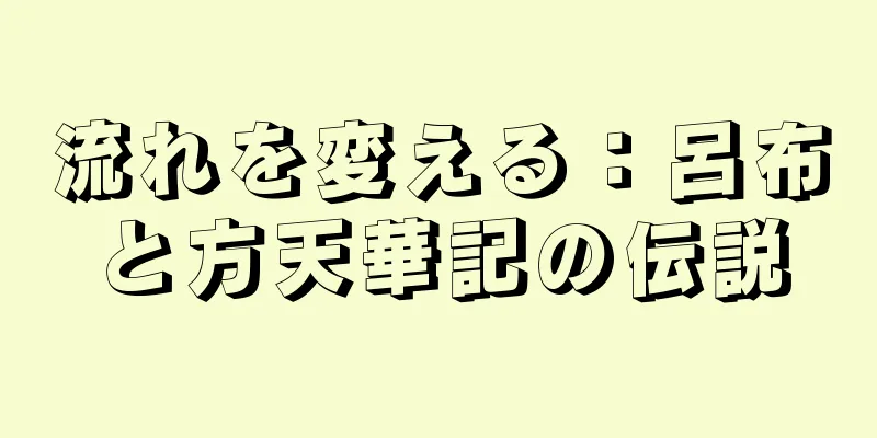 流れを変える：呂布と方天華記の伝説