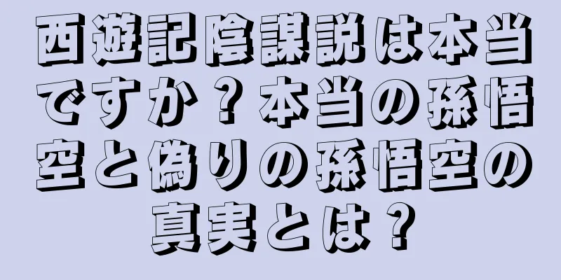 西遊記陰謀説は本当ですか？本当の孫悟空と偽りの孫悟空の真実とは？