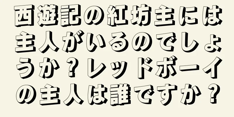 西遊記の紅坊主には主人がいるのでしょうか？レッドボーイの主人は誰ですか？