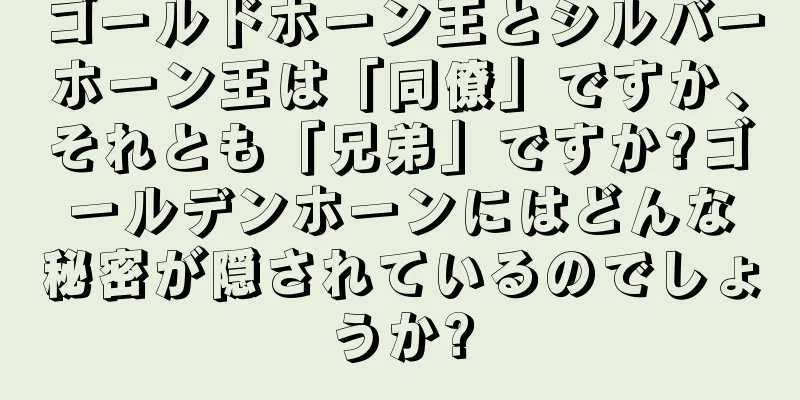 ゴールドホーン王とシルバーホーン王は「同僚」ですか、それとも「兄弟」ですか?ゴールデンホーンにはどんな秘密が隠されているのでしょうか?