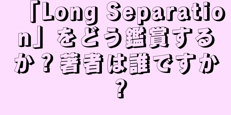 「Long Separation」をどう鑑賞するか？著者は誰ですか？