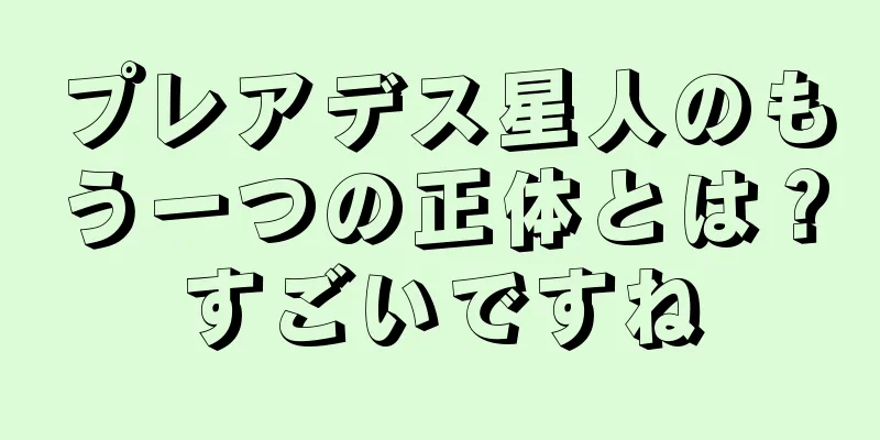 プレアデス星人のもう一つの正体とは？すごいですね