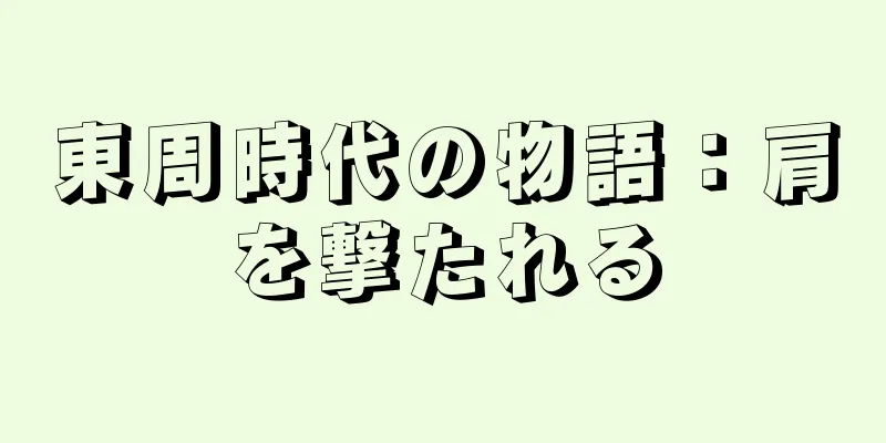 東周時代の物語：肩を撃たれる