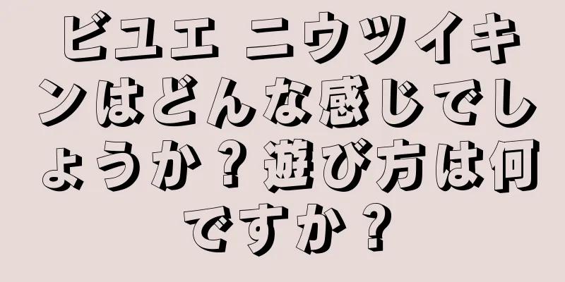 ビユエ ニウツイキンはどんな感じでしょうか？遊び方は何ですか？