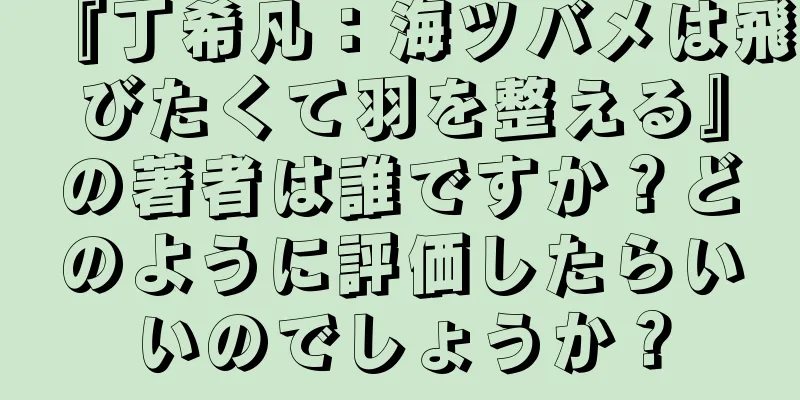『丁希凡：海ツバメは飛びたくて羽を整える』の著者は誰ですか？どのように評価したらいいのでしょうか？