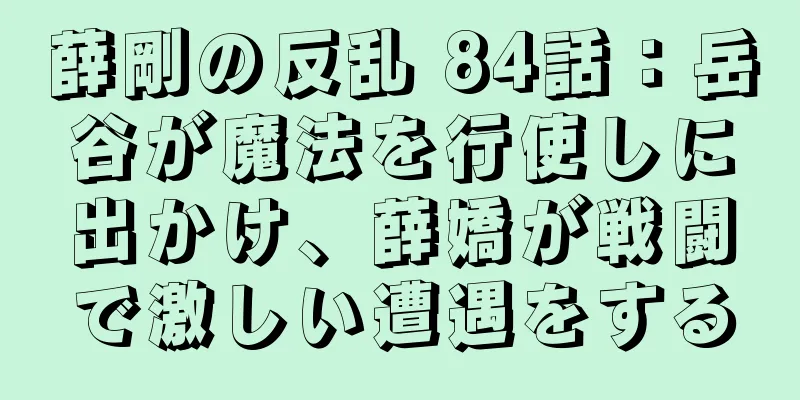 薛剛の反乱 84話：岳谷が魔法を行使しに出かけ、薛嬌が戦闘で激しい遭遇をする
