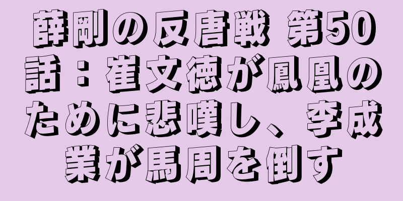 薛剛の反唐戦 第50話：崔文徳が鳳凰のために悲嘆し、李成業が馬周を倒す