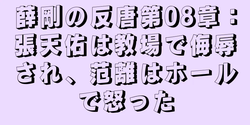 薛剛の反唐第08章：張天佑は教場で侮辱され、范離はホールで怒った