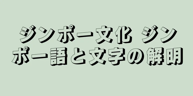 ジンポー文化 ジンポー語と文字の解明