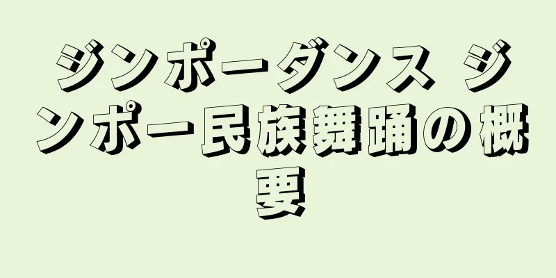 ジンポーダンス ジンポー民族舞踊の概要