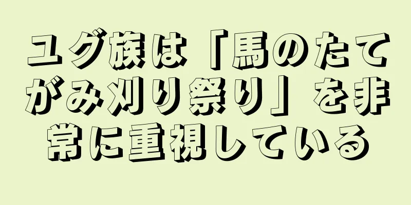 ユグ族は「馬のたてがみ刈り祭り」を非常に重視している