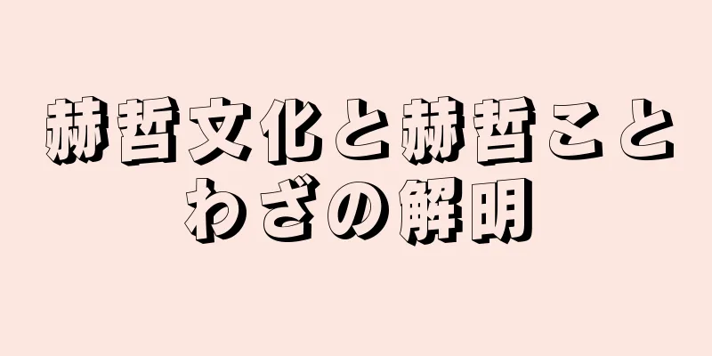 赫哲文化と赫哲ことわざの解明