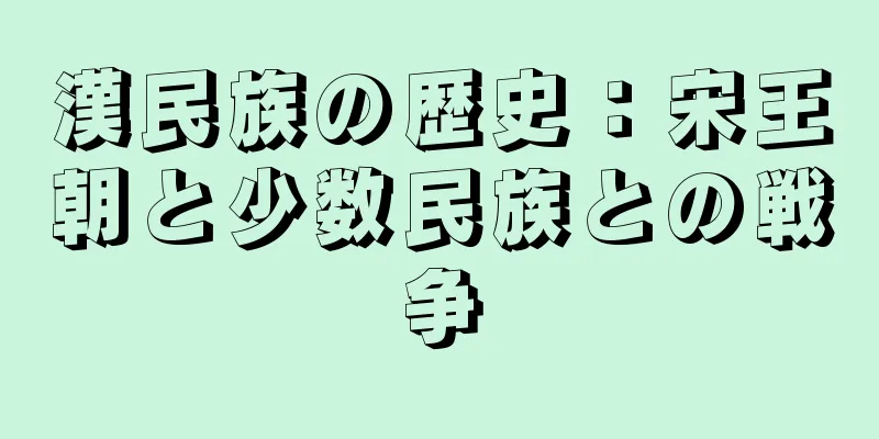 漢民族の歴史：宋王朝と少数民族との戦争