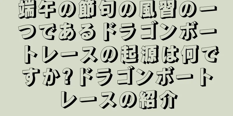 端午の節句の風習の一つであるドラゴンボートレースの起源は何ですか?ドラゴンボートレースの紹介