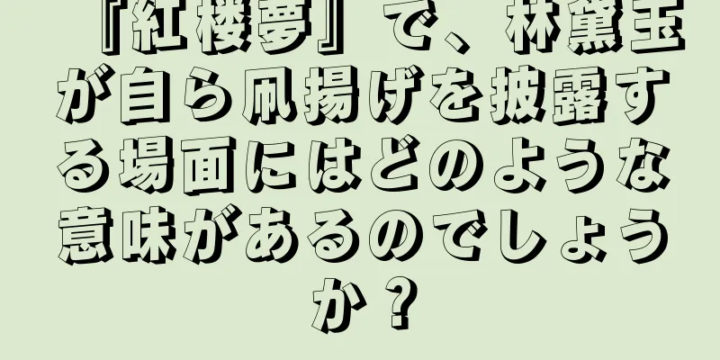 『紅楼夢』で、林黛玉が自ら凧揚げを披露する場面にはどのような意味があるのでしょうか？