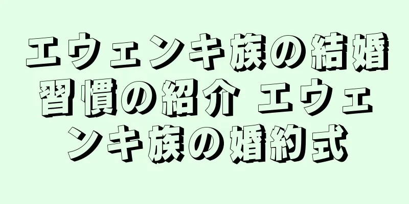 エウェンキ族の結婚習慣の紹介 エウェンキ族の婚約式