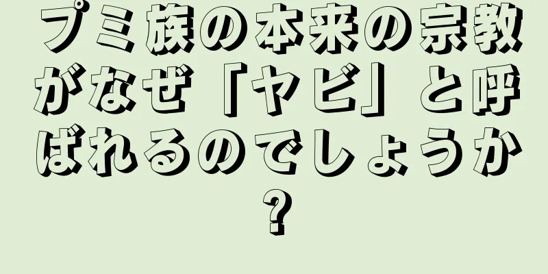 プミ族の本来の宗教がなぜ「ヤビ」と呼ばれるのでしょうか?