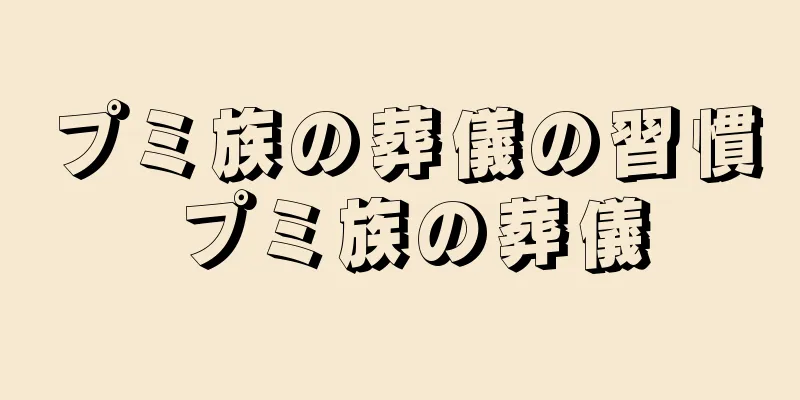 プミ族の葬儀の習慣 プミ族の葬儀