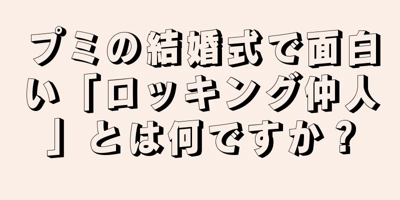 プミの結婚式で面白い「ロッキング仲人」とは何ですか？