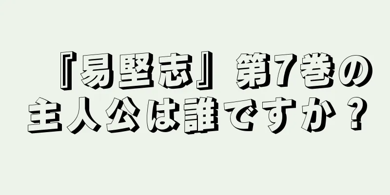 『易堅志』第7巻の主人公は誰ですか？