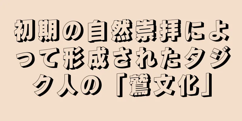 初期の自然崇拝によって形成されたタジク人の「鷲文化」