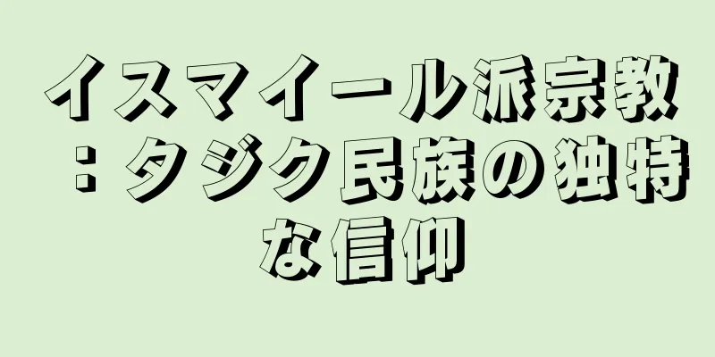 イスマイール派宗教：タジク民族の独特な信仰