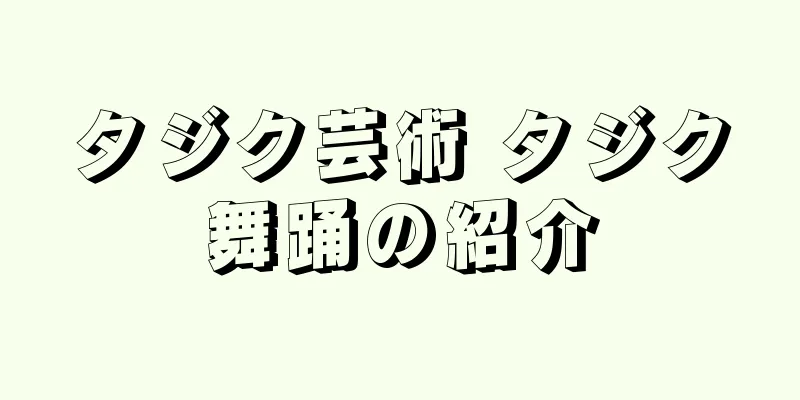 タジク芸術 タジク舞踊の紹介