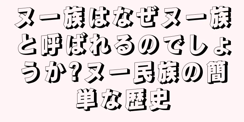 ヌー族はなぜヌー族と呼ばれるのでしょうか?ヌー民族の簡単な歴史