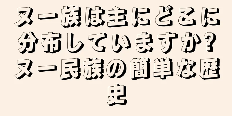ヌー族は主にどこに分布していますか?ヌー民族の簡単な歴史