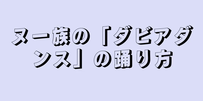 ヌー族の「ダビアダンス」の踊り方
