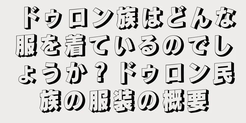 ドゥロン族はどんな服を着ているのでしょうか？ドゥロン民族の服装の概要