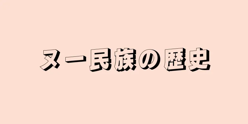 ヌー民族の歴史