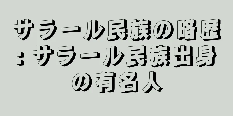 サラール民族の略歴: サラール民族出身の有名人