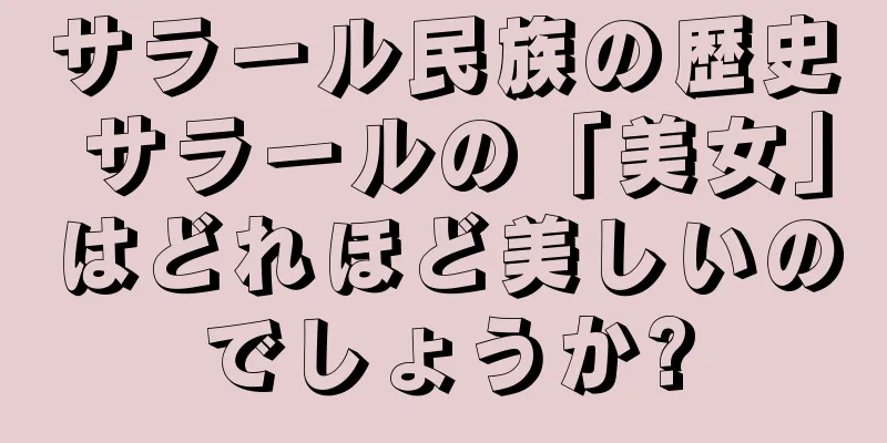 サラール民族の歴史 サラールの「美女」はどれほど美しいのでしょうか?