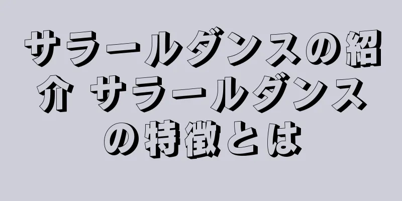 サラールダンスの紹介 サラールダンスの特徴とは