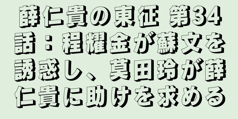 薛仁貴の東征 第34話：程耀金が蘇文を誘惑し、莫田玲が薛仁貴に助けを求める