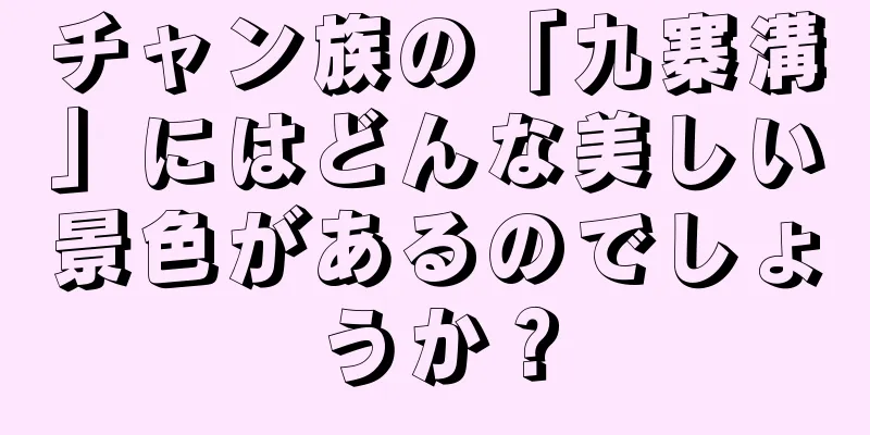 チャン族の「九寨溝」にはどんな美しい景色があるのでしょうか？