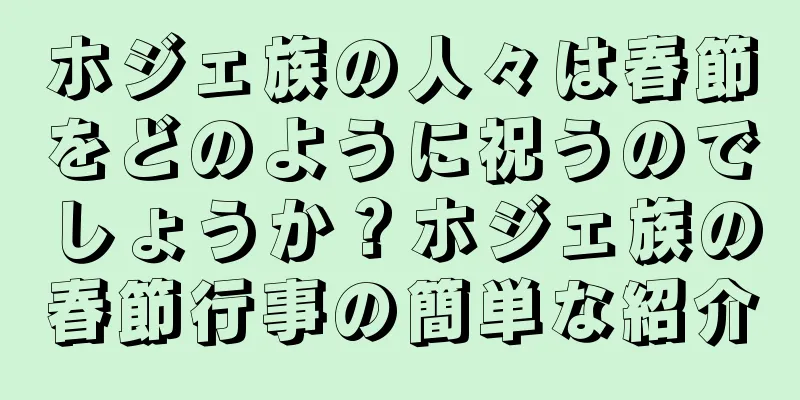 ホジェ族の人々は春節をどのように祝うのでしょうか？ホジェ族の春節行事の簡単な紹介