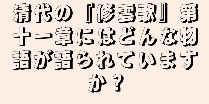 清代の『修雲歌』第十一章にはどんな物語が語られていますか？