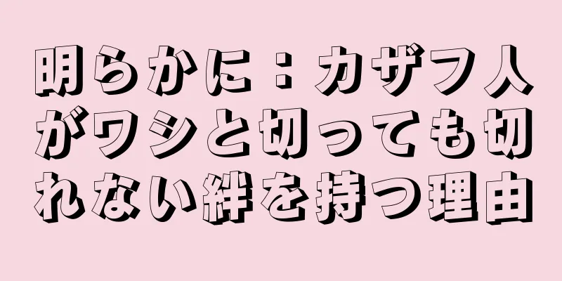明らかに：カザフ人がワシと切っても切れない絆を持つ理由
