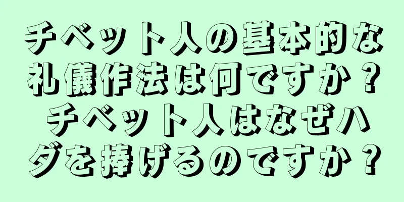 チベット人の基本的な礼儀作法は何ですか？ チベット人はなぜハダを捧げるのですか？