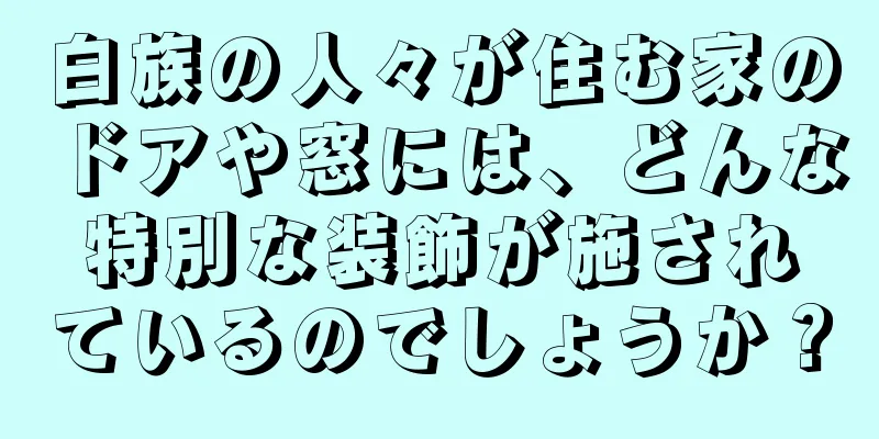 白族の人々が住む家のドアや窓には、どんな特別な装飾が施されているのでしょうか？