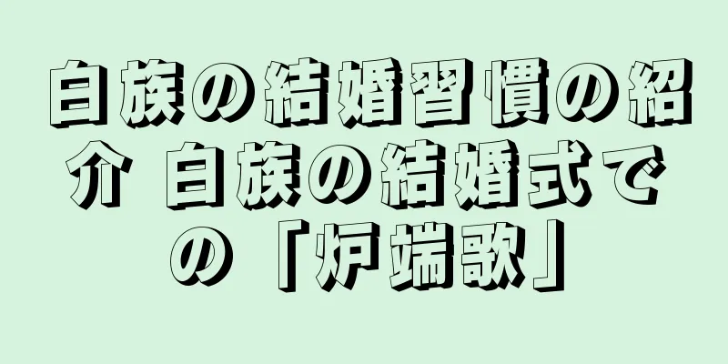 白族の結婚習慣の紹介 白族の結婚式での「炉端歌」