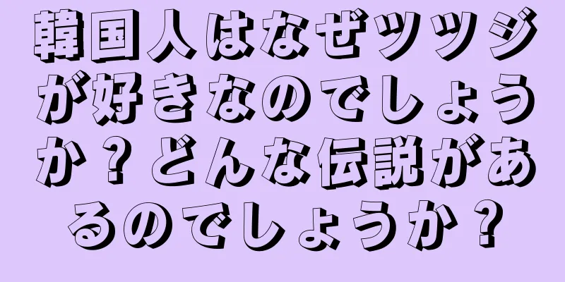 韓国人はなぜツツジが好きなのでしょうか？どんな伝説があるのでしょうか？