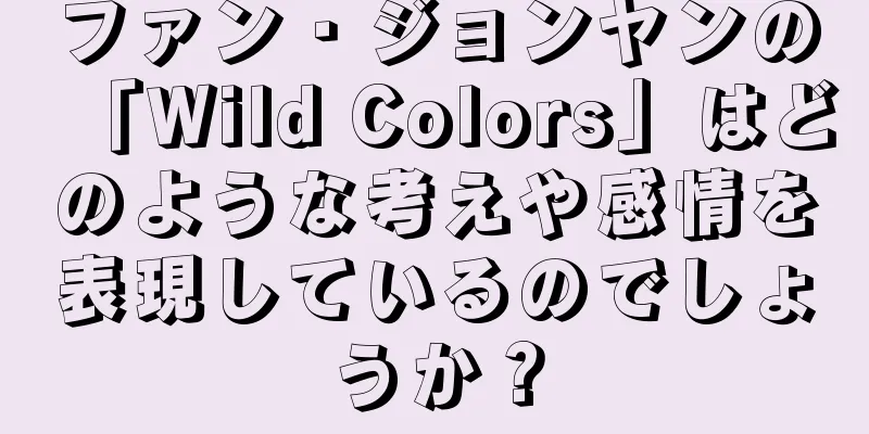 ファン・ジョンヤンの「Wild Colors」はどのような考えや感情を表現しているのでしょうか？